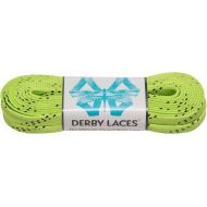 Derby Laces Lime Green 108 Inch Waxed Skate Lace for Roller Derby, Hockey and Ice Skates, and Boots