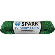 Derby Laces Green Spark Shoelace for Shoes, Skates, Boots, Roller Derby, Hockey and Ice Skates