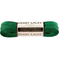 Derby Laces Kelly Green 72 Inch Waxed Skate Lace for Roller Derby, Hockey and Ice Skates, and Boots