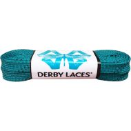 Derby Laces Teal 84 Inch Waxed Skate Lace for Roller Derby, Hockey and Ice Skates, and Boots