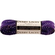 Derby Laces Purple - Flat, 10mm Wide, for Boots, Skates, Roller Derby, and Hockey Skates