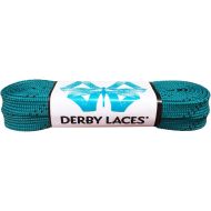 Derby Laces Teal 108 Inch Waxed Skate Lace for Roller Derby, Hockey and Ice Skates, and Boots