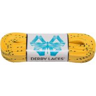 Derby Laces Yellow 108 Inch Waxed Skate Lace for Roller Derby, Hockey and Ice Skates, and Boots