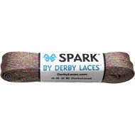 Derby Laces Rainbow Mirage Spark Shoelace for Shoes, Skates, Boots, Roller Derby, Hockey and Ice Skates