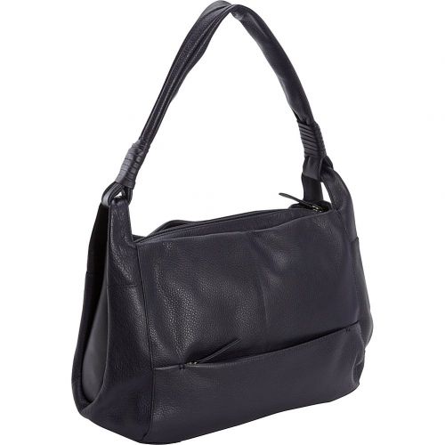  Derek Alexander Leather Derek Alexander MDM Hobo Shoulder 3 Cmprtmt Tablet Friendly, Navy