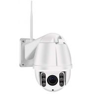 Dericam 1080P Full HD Outdoor WiFi Security Camera, Outdoor PTZ IP Camera, 4X Optical Zoom, Auto Focus, IP66 Weatherproof, 196ft Night Vision, External Card Slot up to 128GB Micro SD Card,