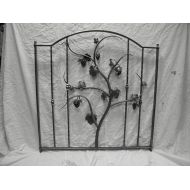 /DeschutesIronForge Wine Country Wrought Iron Garden Gate with grapes