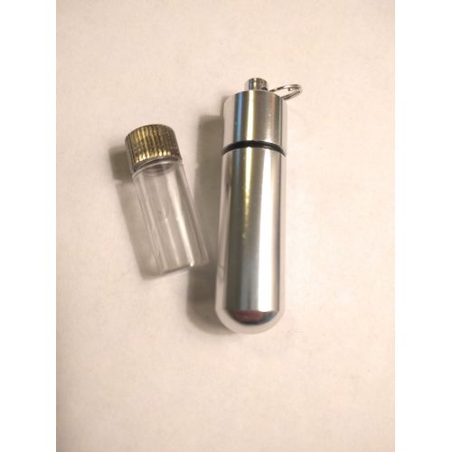  Deseret Deals Oil vial w/ inner vial (4 pack, Silver)