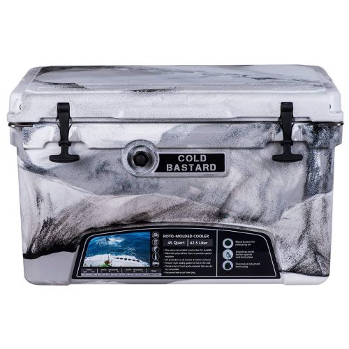  Desert 45QT CAMO Sand Grey Cold Bastard Rugged Series ICE Chest Cooler Free Accessories YETI Quality Free S&H