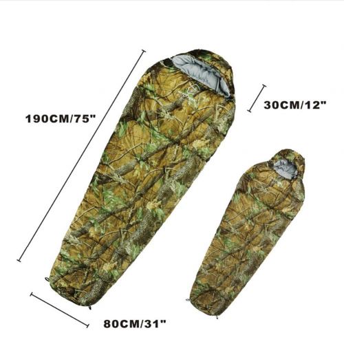  Desert camel Camping Sleeping Bag, Light and Warm Suitable for Adults and Children Hiking and Outdoor Activities 4 Seasons Available Sleeping Bags