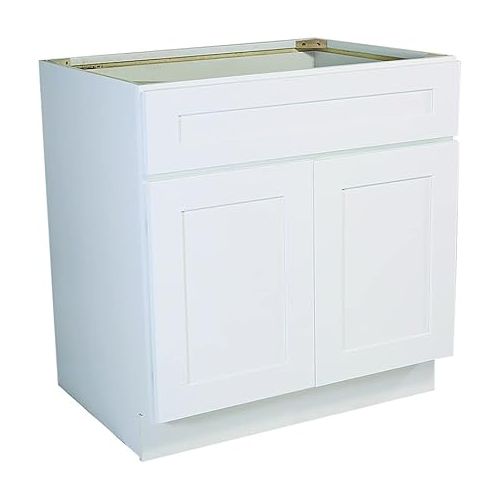  Design House Brookings RTA Kitchen Cabinets, 1 Drawer, White