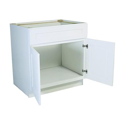  Design House Brookings RTA Kitchen Cabinets, 1 Drawer, White