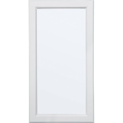  DESIGN HOUSE DHI Design House 545111 Wyndham White Semi-Gloss Medicine Cabinet Mirror with 1-Door and 2-Shelves, 16-Inches Wide by 30-Inches Tall by 4.75-Inches Deep
