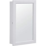 Design House 590505 16x26 Concord Ready-To-Assemble Single Door Medicine Cabinet, White