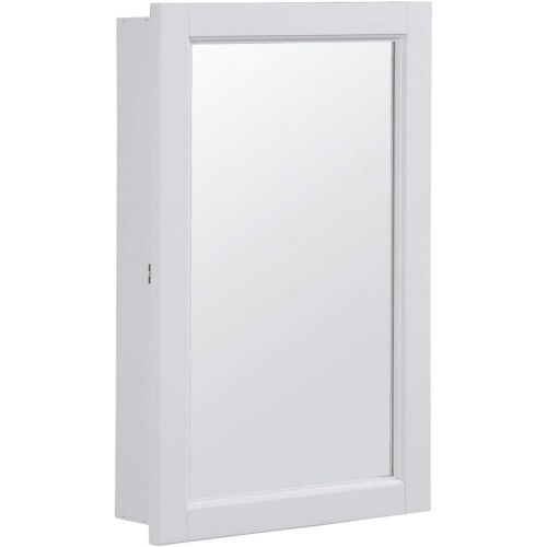  Design House 590505 16x26 Concord Ready-To-Assemble Single Door Medicine Cabinet, White