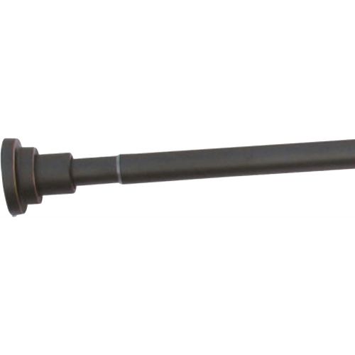  Design House 560920 Adjustable Shower Rod, Oil Rubbed Bronze, 42-73