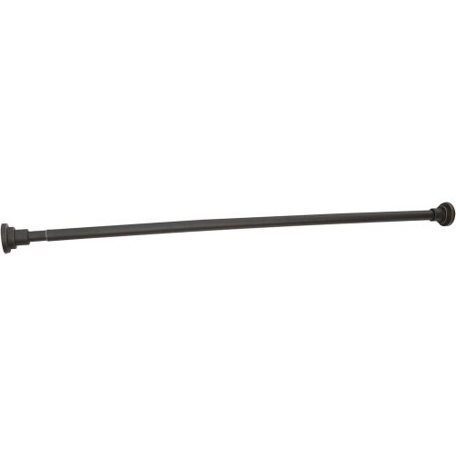  Design House 560920 Adjustable Shower Rod, Oil Rubbed Bronze, 42-73