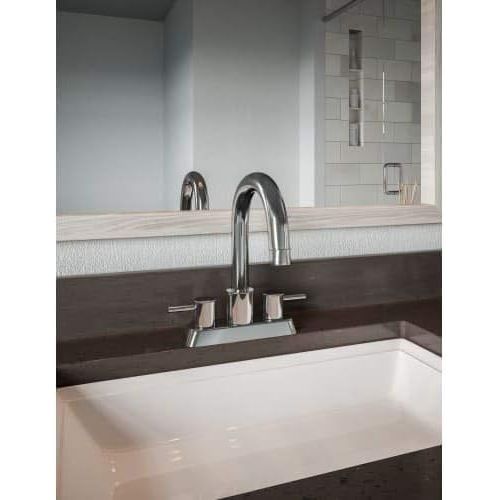  Design House 548255 Eastport Centerset Bathroom Faucet, Polished Chrome