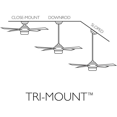  Design House 154336 Eastport 2 Light Ceiling Fan 52, Satin Nickel