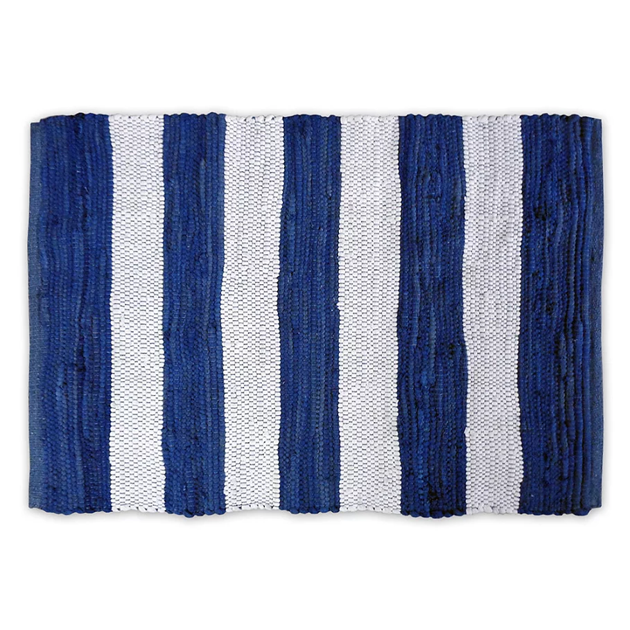 Design Imports Rag Stripe 4 x 6 Area Rug