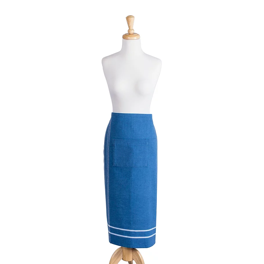  Design Imports Half Apron in Blue