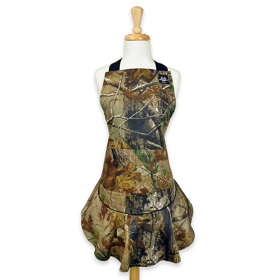  Design Imports Realtree Flounce Camo Apron