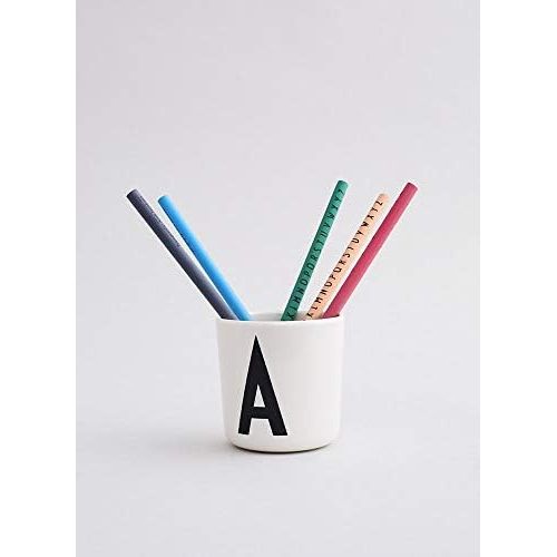  Design Letters - Melamin Becher - Buchstabe: F - Multifunktionsbecher. Der Klassiker fuer Baby und Kinder