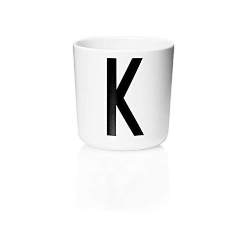  Design Letters - Melamin Becher - Buchstabe: K - Multifunktionsbecher - Arne Jacobsen