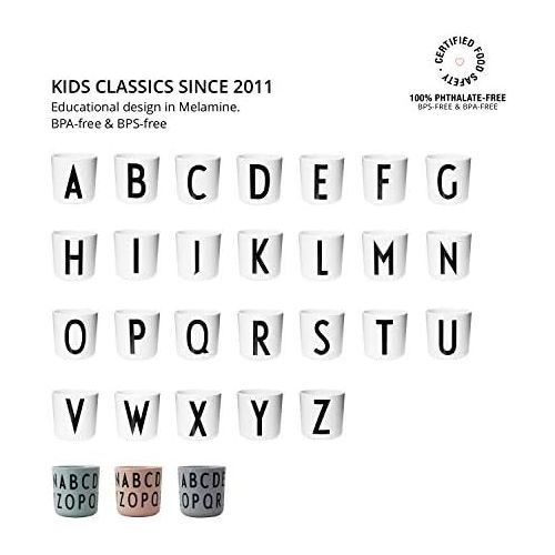  Design Letters - Melamin Becher - Buchstabe: K - Multifunktionsbecher - Arne Jacobsen