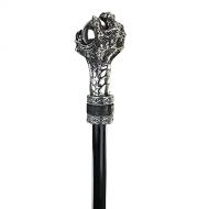 Design Toscano The Dragonsthorne Collection: Dragons Grasp Gothic Walking Stick