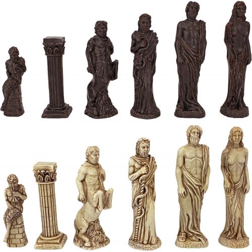  Design Toscano Gods of Greek Mythology Chess Set: Pieces Only