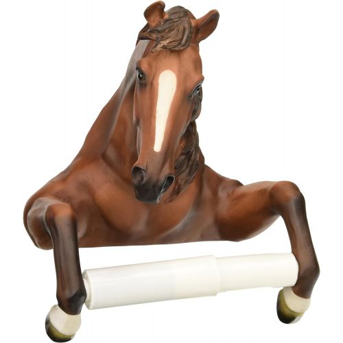  Design Toscano Holder-Steady Stallion Horse Rustic Toilet Paper Roll - Bathroom Wall Decor, Multicolor