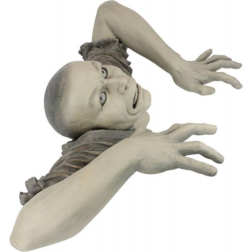  Design Toscano The Zombie of Montclaire Moors Garden Statue Halloween Decoration, 31 Inch, Polyresin, Full Color