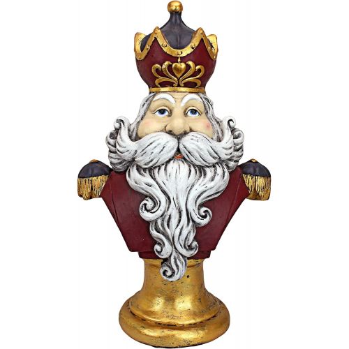  Design Toscano Christmas Decorations - Santa Claus, King of the North Pole 2 Foot Tall Holiday Decor Statue