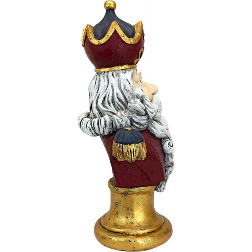  Design Toscano Christmas Decorations - Santa Claus, King of the North Pole 2 Foot Tall Holiday Decor Statue