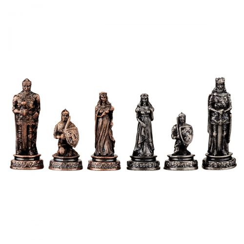  Design Toscano The Knights Mortal Conflict Chess Set