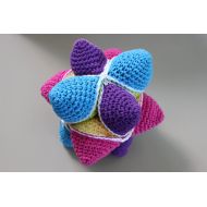 /DesignByTrixie Amish Star Puzzle Ball Handmade 100% Cotton