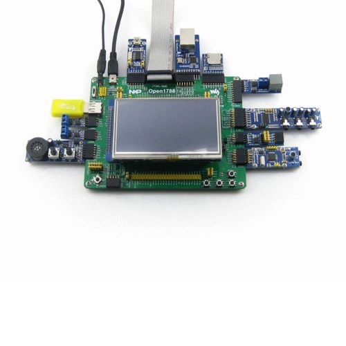  CQRobot Designed for LPC1788FBD208 MCU, LPC Cortex M3 Development Board Electronic Hardware Kit, LPC1788 Development Board+LPC Debug+4.3 inch LCD+Ethernet Board+UDA1380 Board+Micro SD Stor