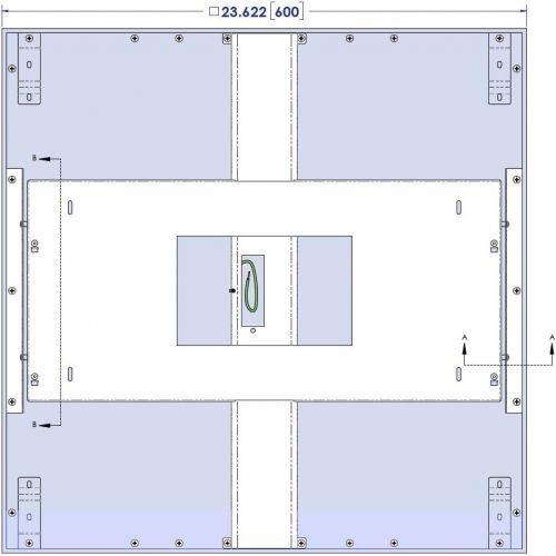  Designers Fountain PF2240XMD30 3000K LED Panel 2 X 2 Ultra Thin Edge-Lit 40W LED Flat Panel Light Residential Flushmount Surface MountCommercial Drop Ceiling Fixture 4000 lm-3000