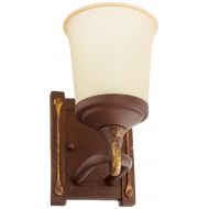 Designers Fountain 97301-WSD Wall Sconce, Weathered Saddle Austin