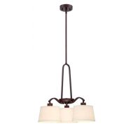 Designers Fountain 88583-SB Studio 3 Light Chandelier Satin Bronze