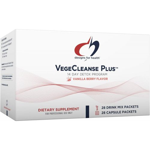  Designs for health Designs for Health - VegeCleanse Plus (PaleoCleanse Plus) 14 Day Detox Program - 28 Protein Powder + 28 Pill Packs