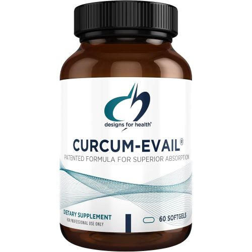  Designs for health Designs for Health - Curcum-Evail - Bioavailable Curcumin + Turmeric Oil, 120 Softgels