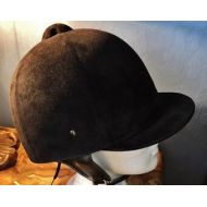 DesignsbyRivera Vintage Lexington Safety Products Black Velvet Equestrian Riding Helmet Size 7-1/8 - Made in USA