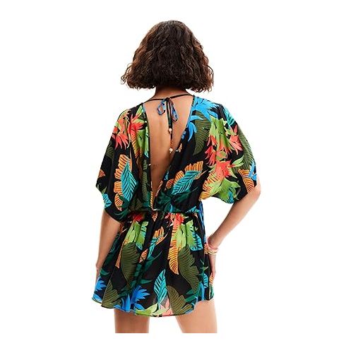  Desigual Women's Standard Woman Woven Dress Swimwear