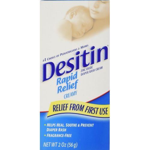  [아마존베스트]Desitin Rapid Relief Creamy Zinc Oxide Diaper Rash Cream (Pack of 3)