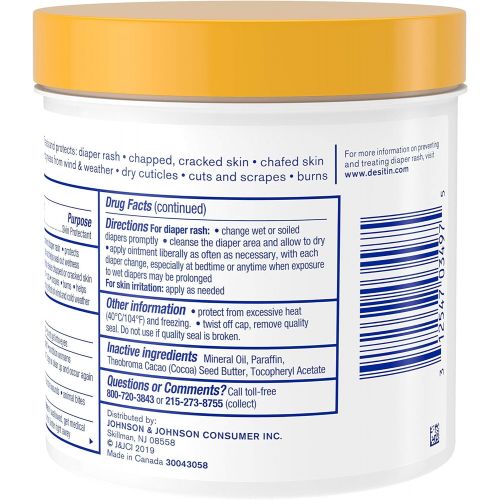  Desitin Multipurpose Baby Diaper Rash Ointment & Skin Protectant with White Petrolatum, 14 oz