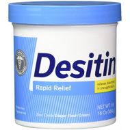 Desitin DESITIN Rapid Relief Creamy Jar, 16-Ounce (Pack of 4)