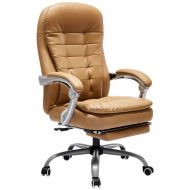 Desk Chairs Chairs Sofas Home Computer Chair Leather Office Chair Leather Chair Study Room Back seat Reclining Lift Armchair (Color : Brass, Size : 70cm70cm116cm)