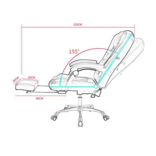  Desk Chairs Chairs Sofas Home Computer Chair Lazy Chair Office Rotary Chair Chairs Study Room Reclining Chair (Color : Beige, Size : 50cm50cm137cm)